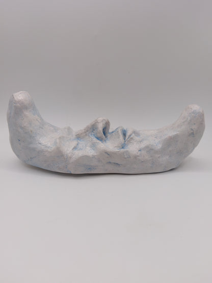 PALE BLUE CRESCENT MOON Wall Ornament