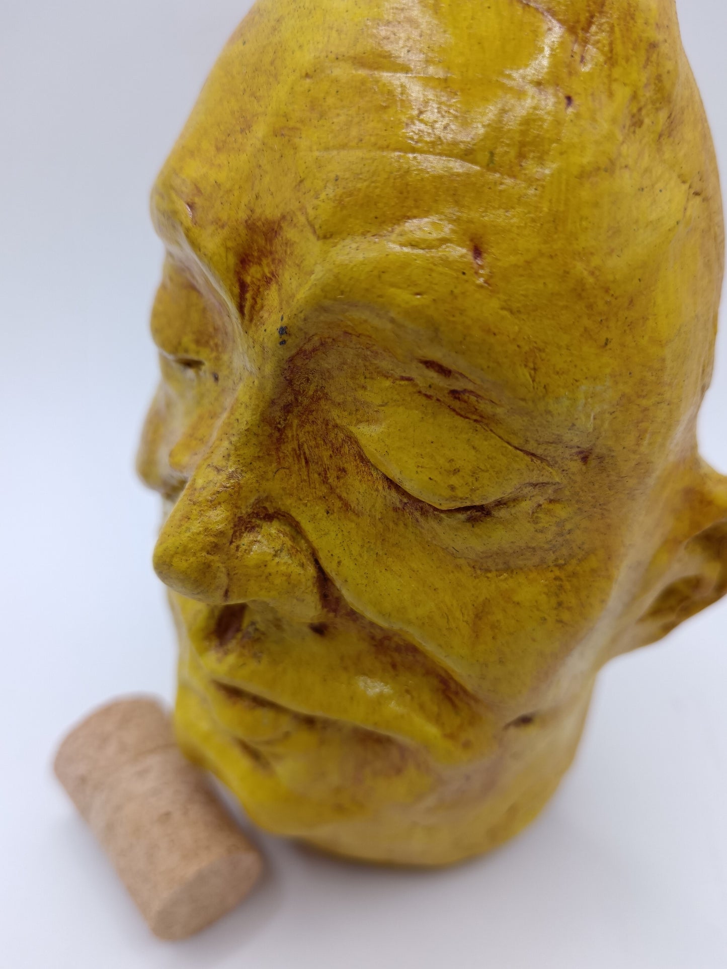 Happy Yellow Bottle Vase