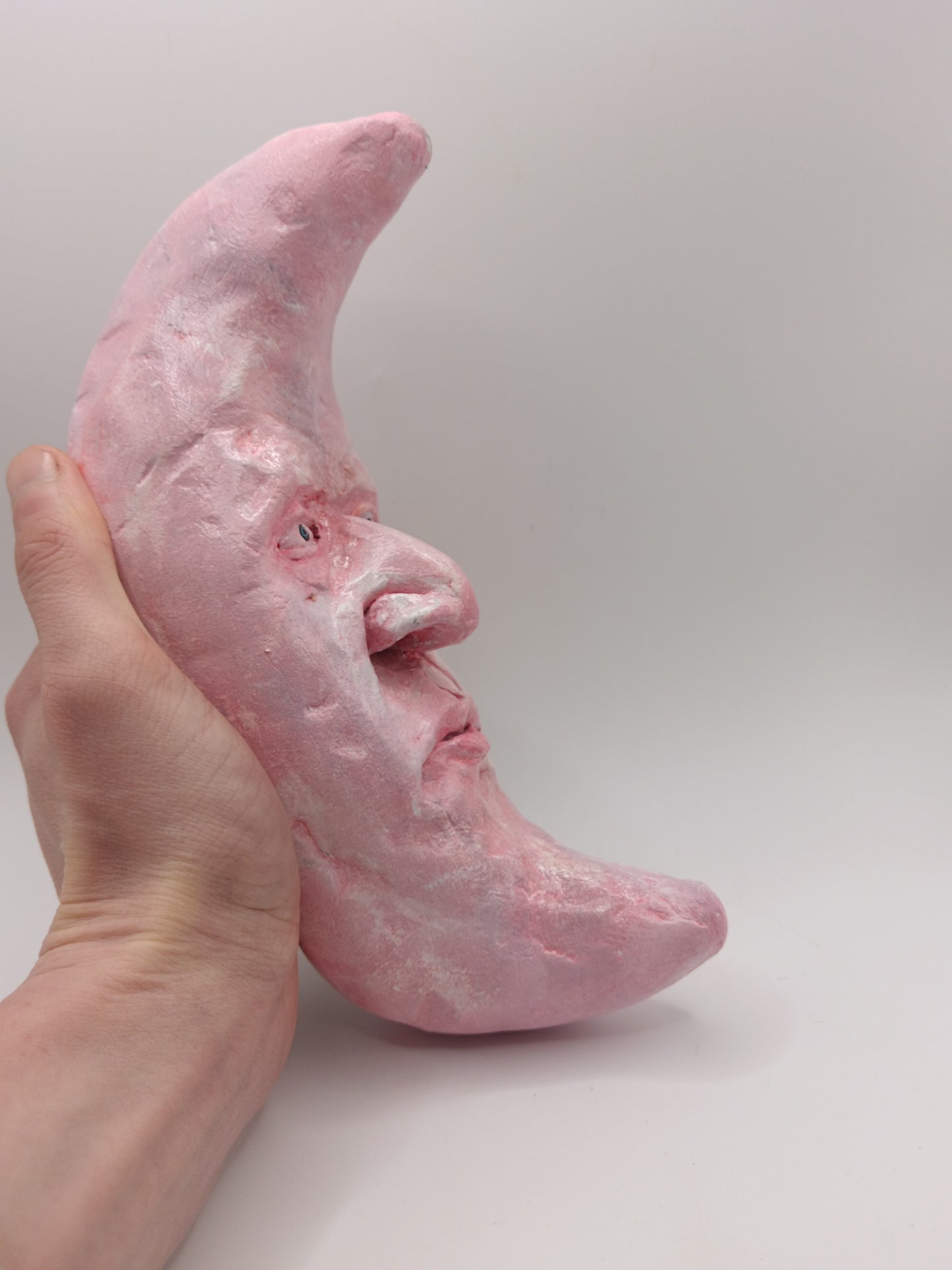 PINK CRESCENT MOON Wall Ornament