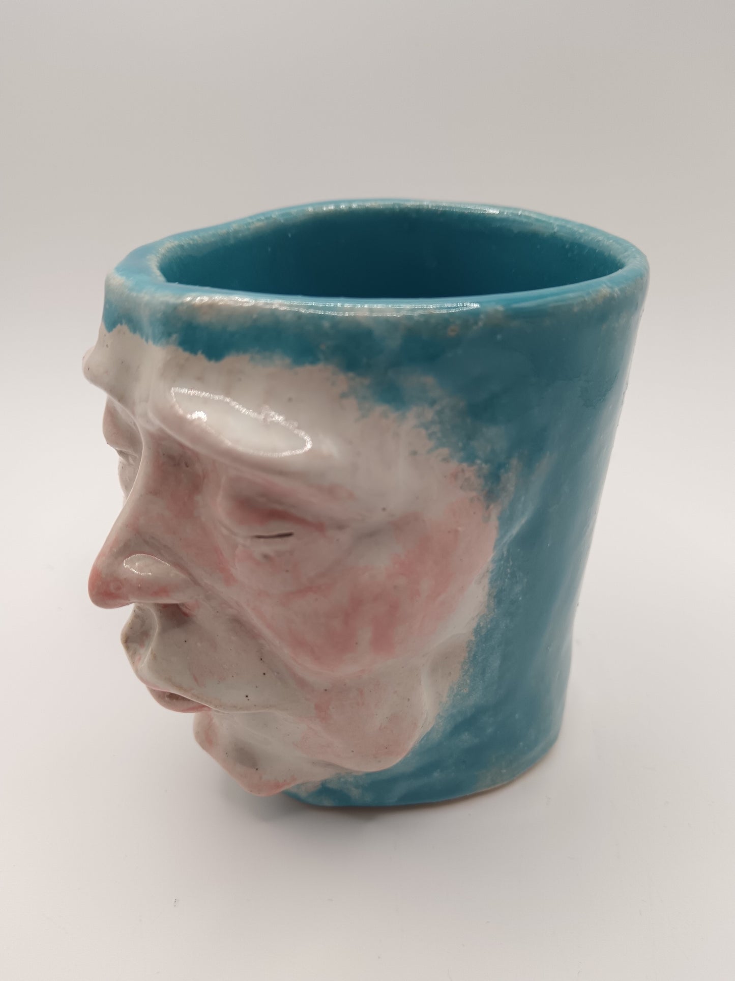 Blue Face Mug