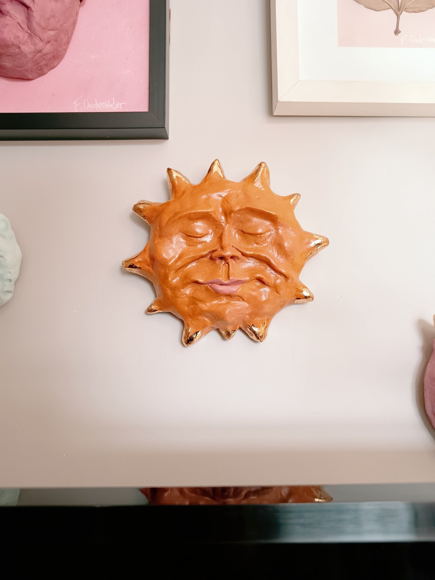 CUTE SLEEPING SUN Wall Ornament