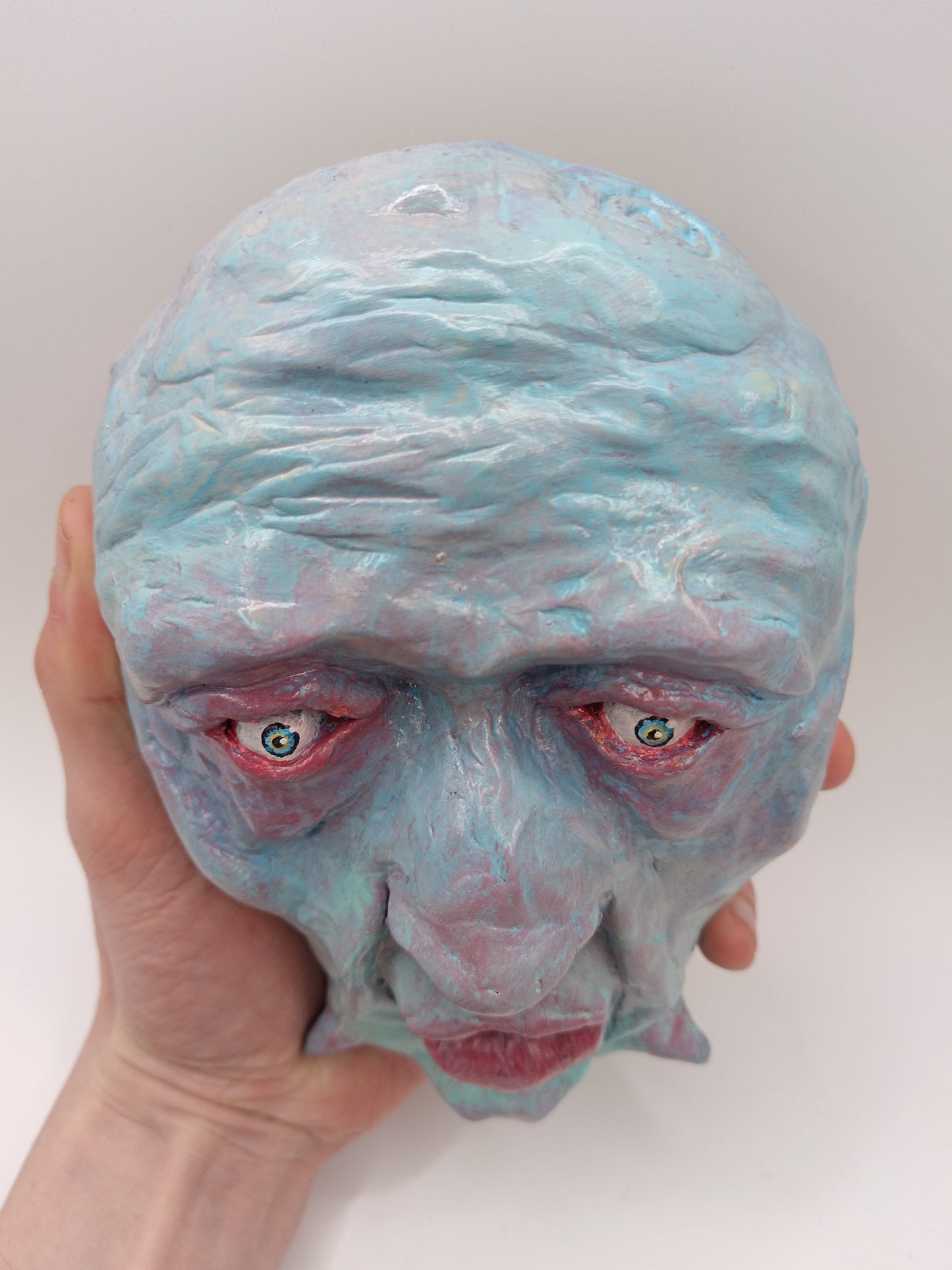 POUT MONSTER Wall Ornament Sculpture