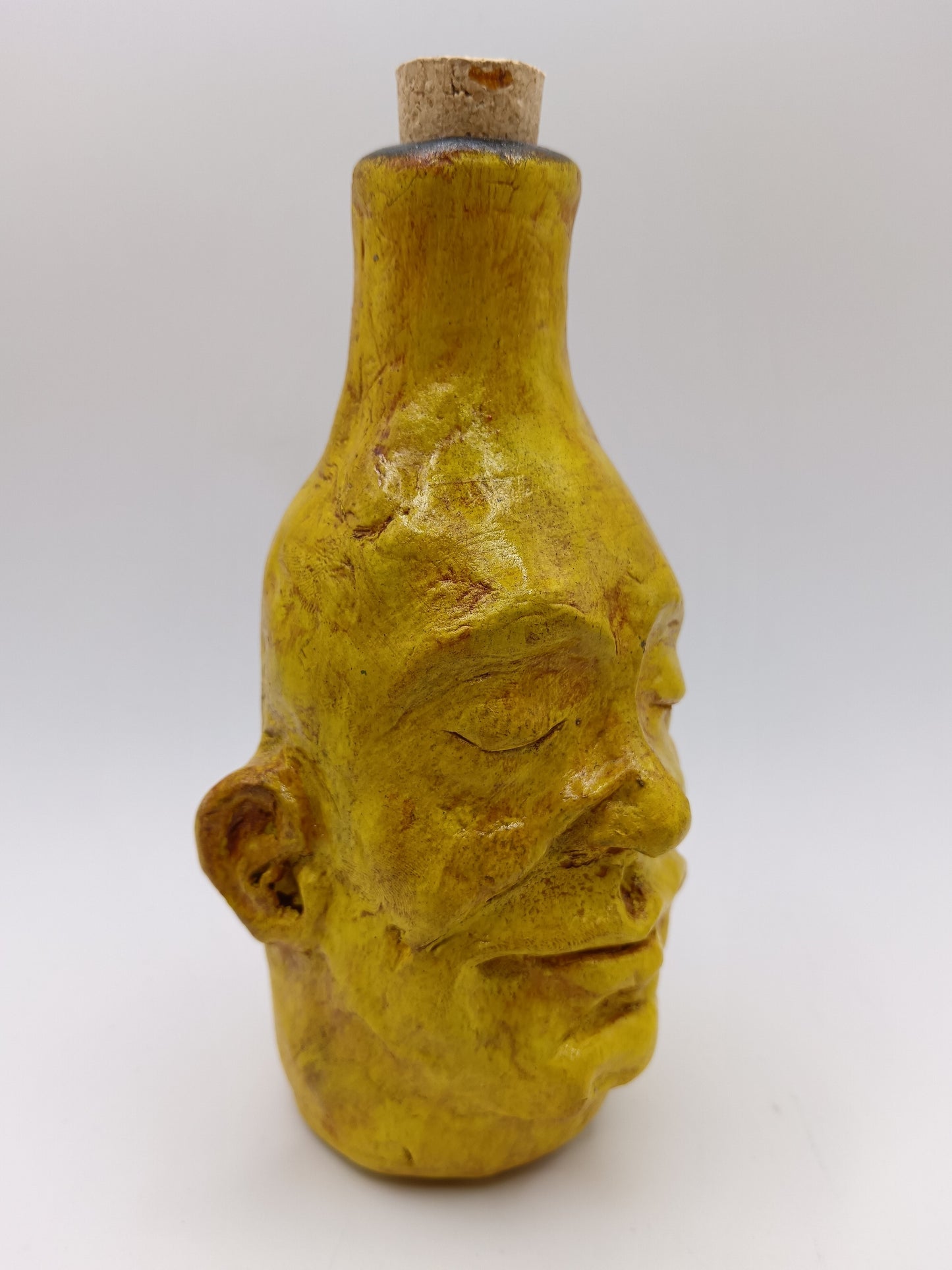 Happy Yellow Bottle Vase