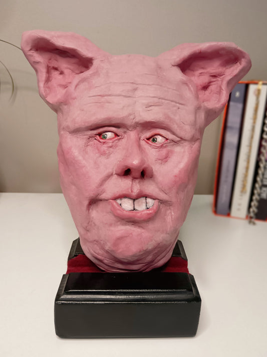 BRIAN THE PIG MAN - Sculpture/Wall Art