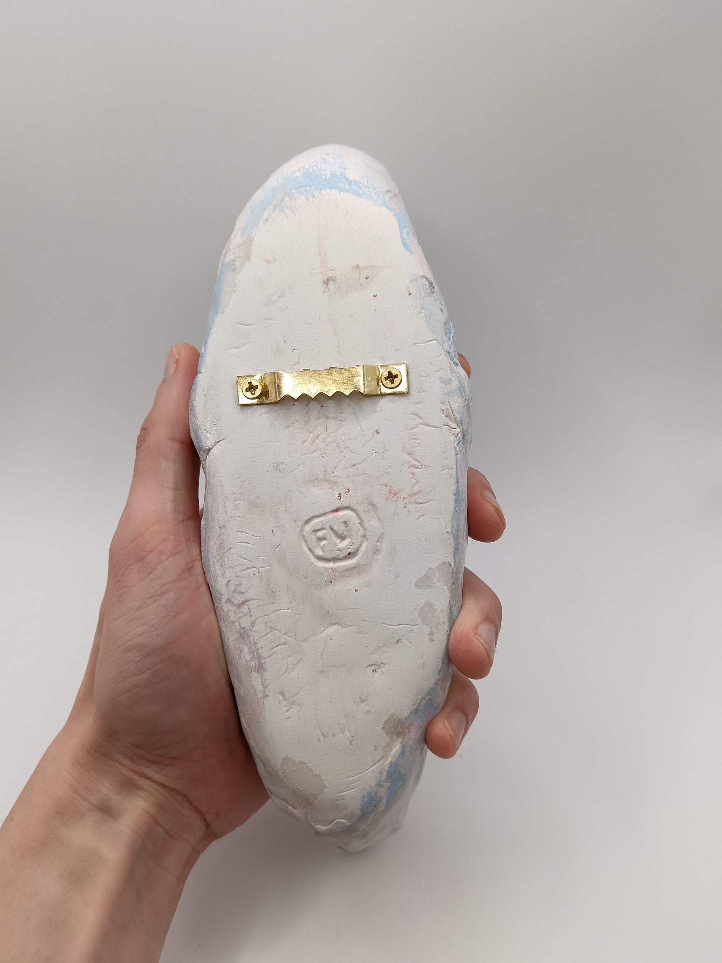 handmade sleeping moon sculpture hanging fixture 