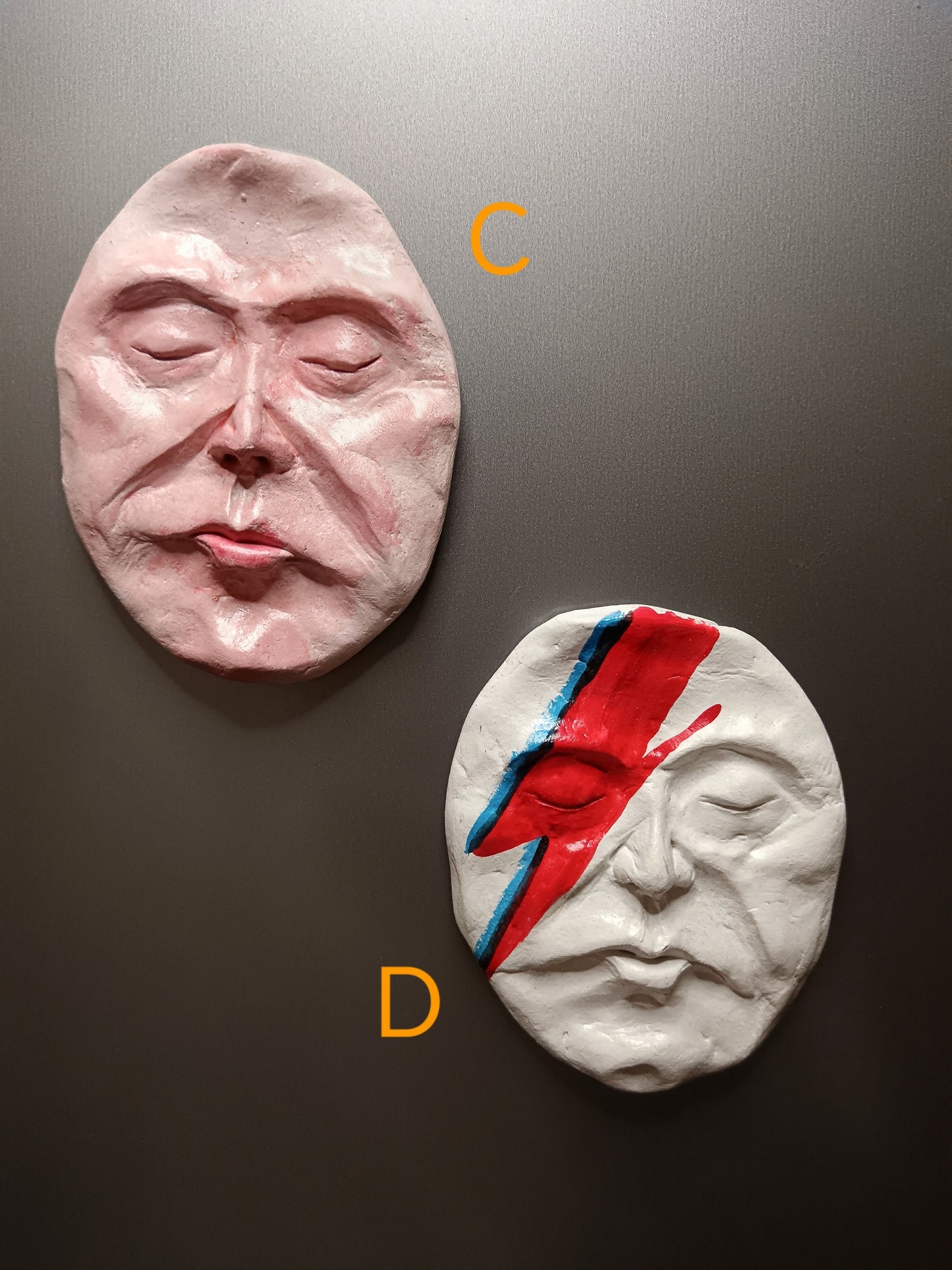Clay Face Fridge Magnets