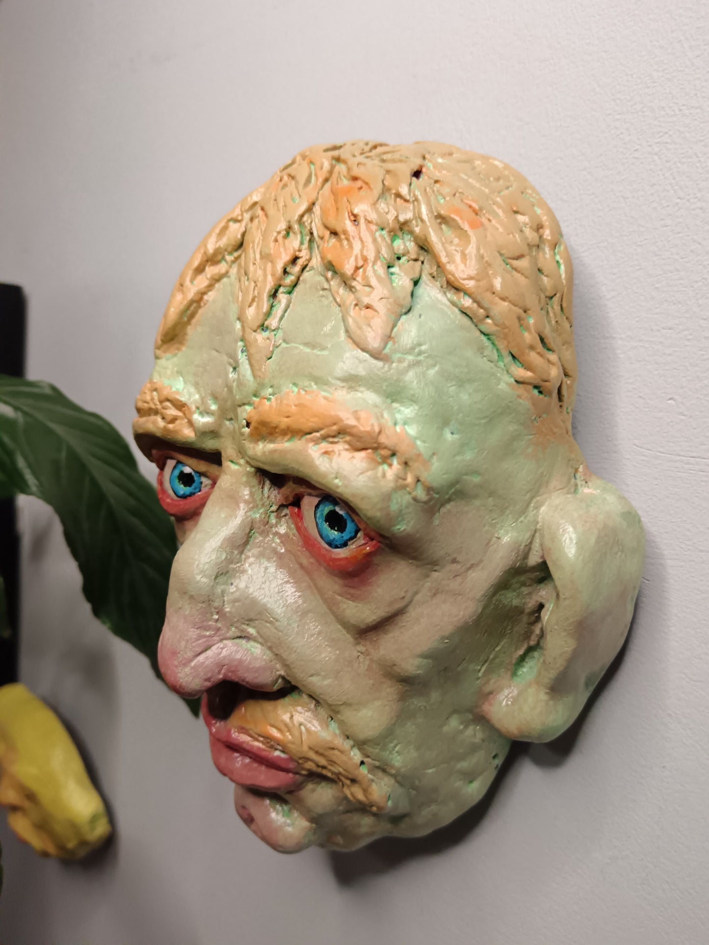 GREEN MAN - Sculpture/Wall Art