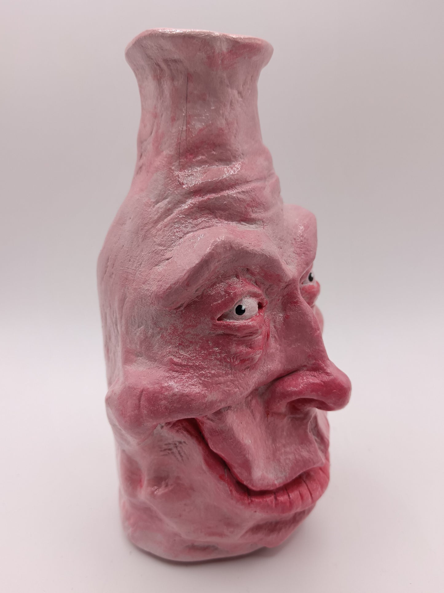 THE SMILER - Hand Sculpted Face Vase