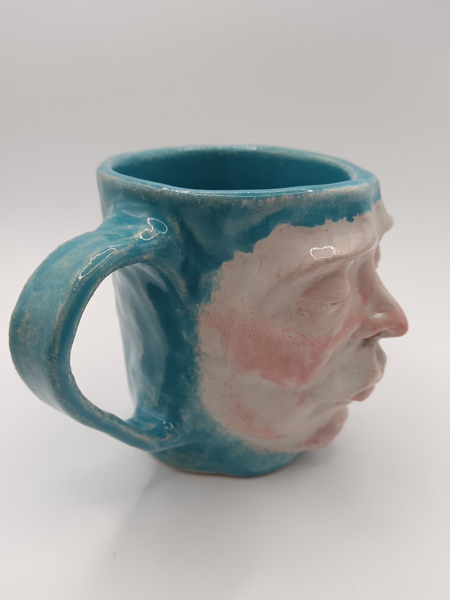 Blue Face Mug