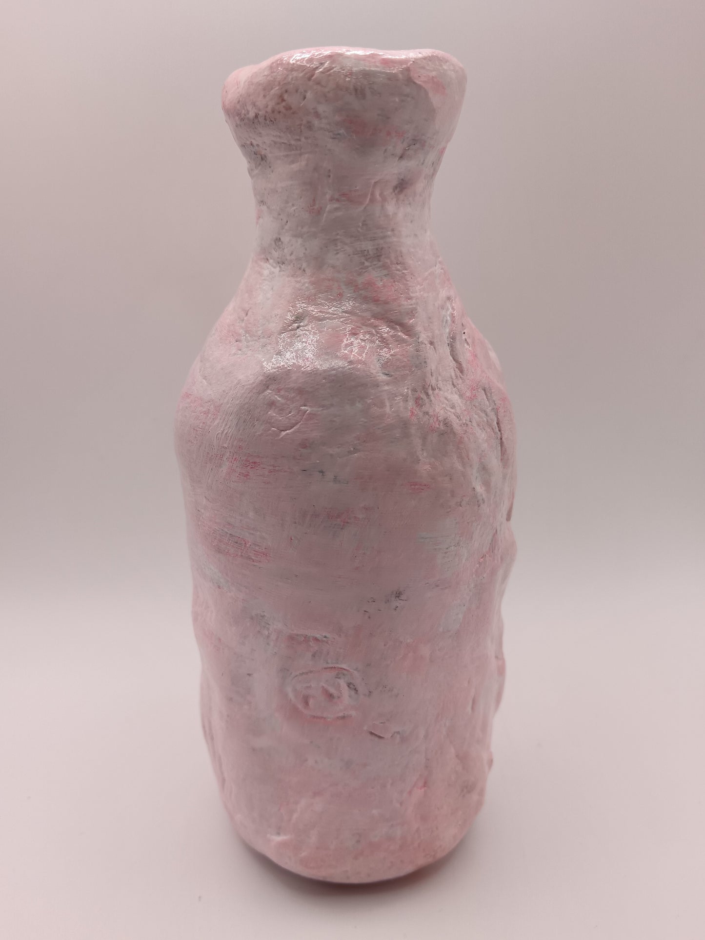 PINK ZOMBIE - Hand Sculpted Clay Face Vase