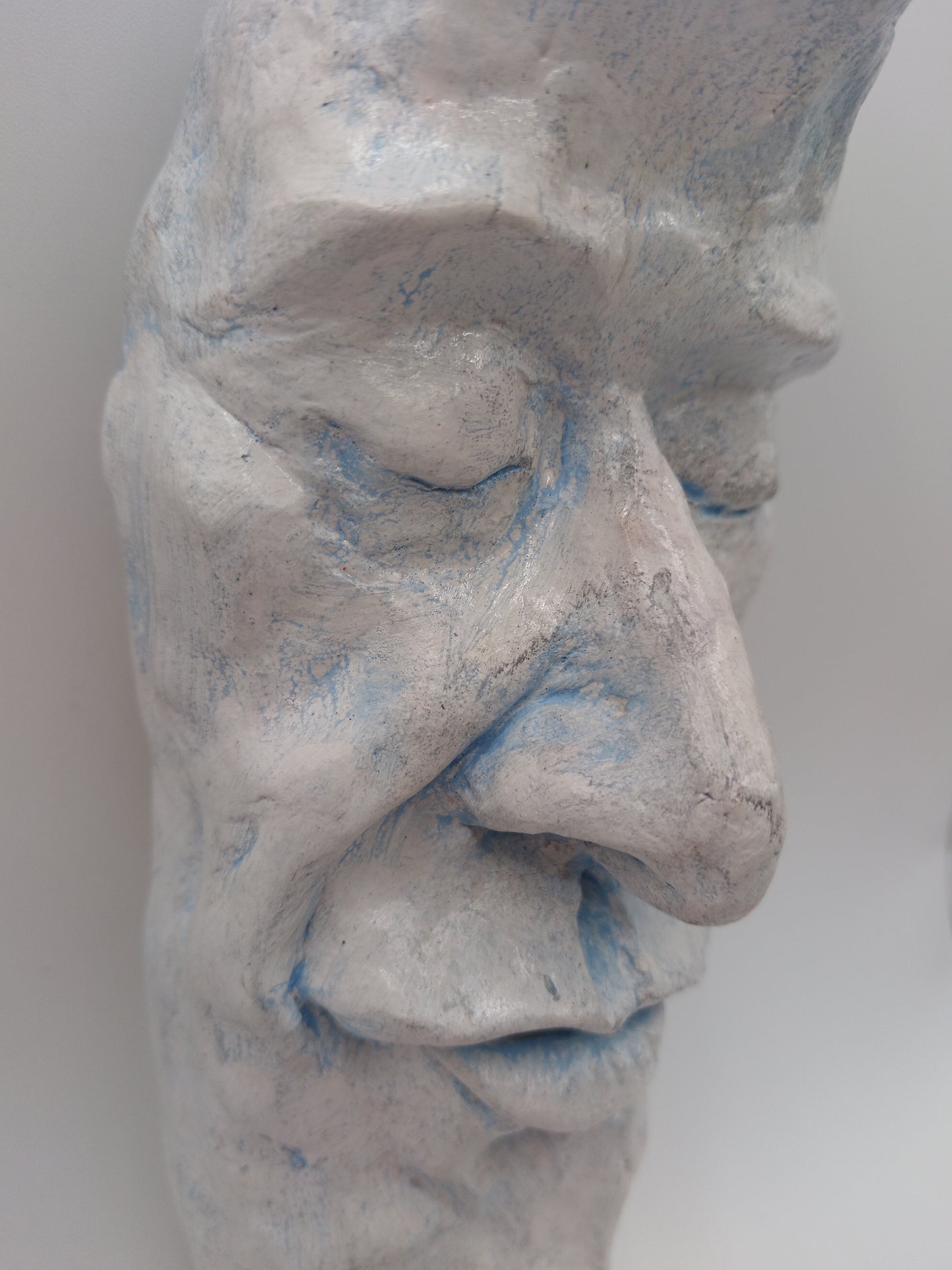 PALE BLUE CRESCENT MOON Wall Ornament