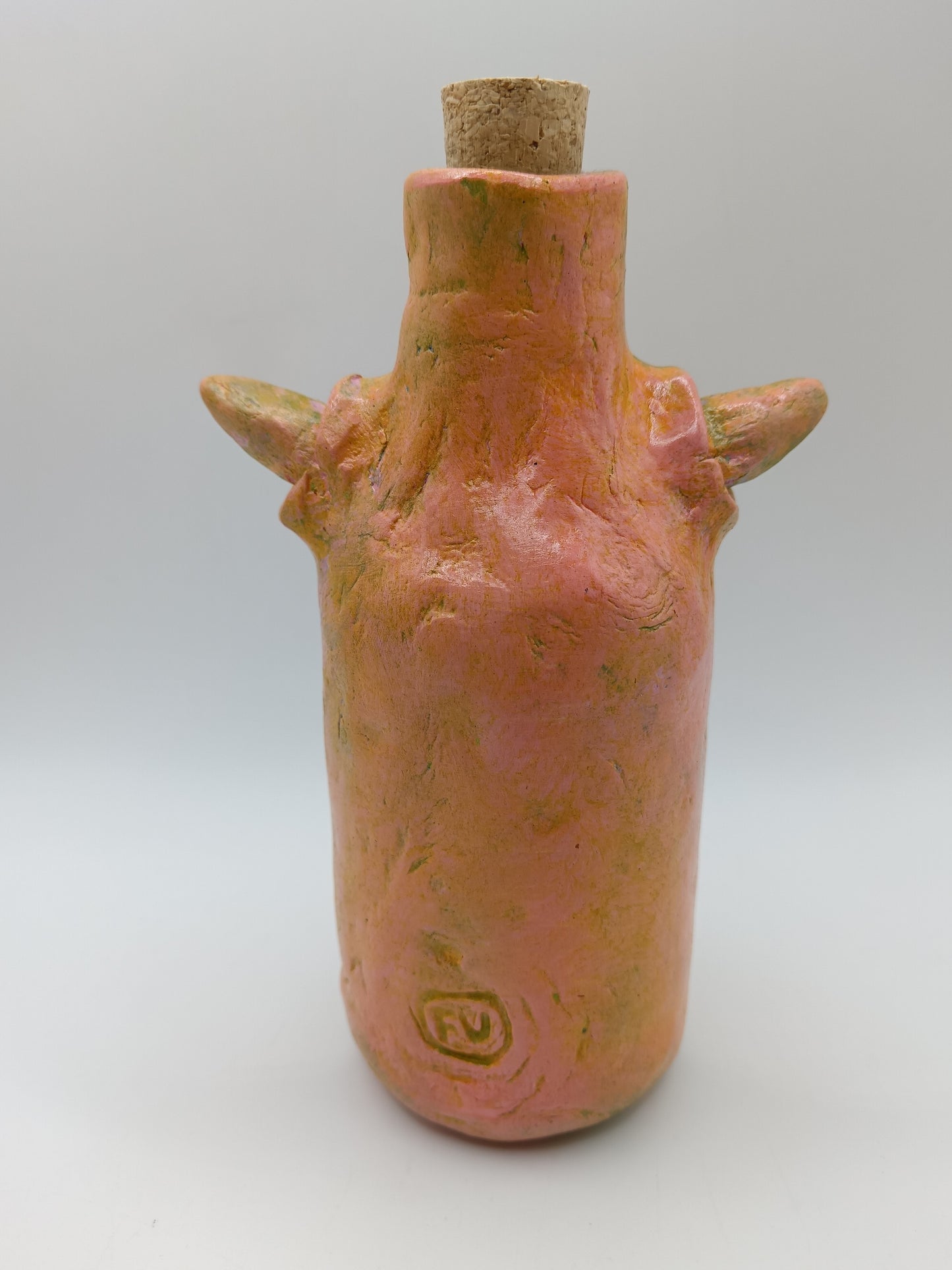 Orange Devil Bottle Vase