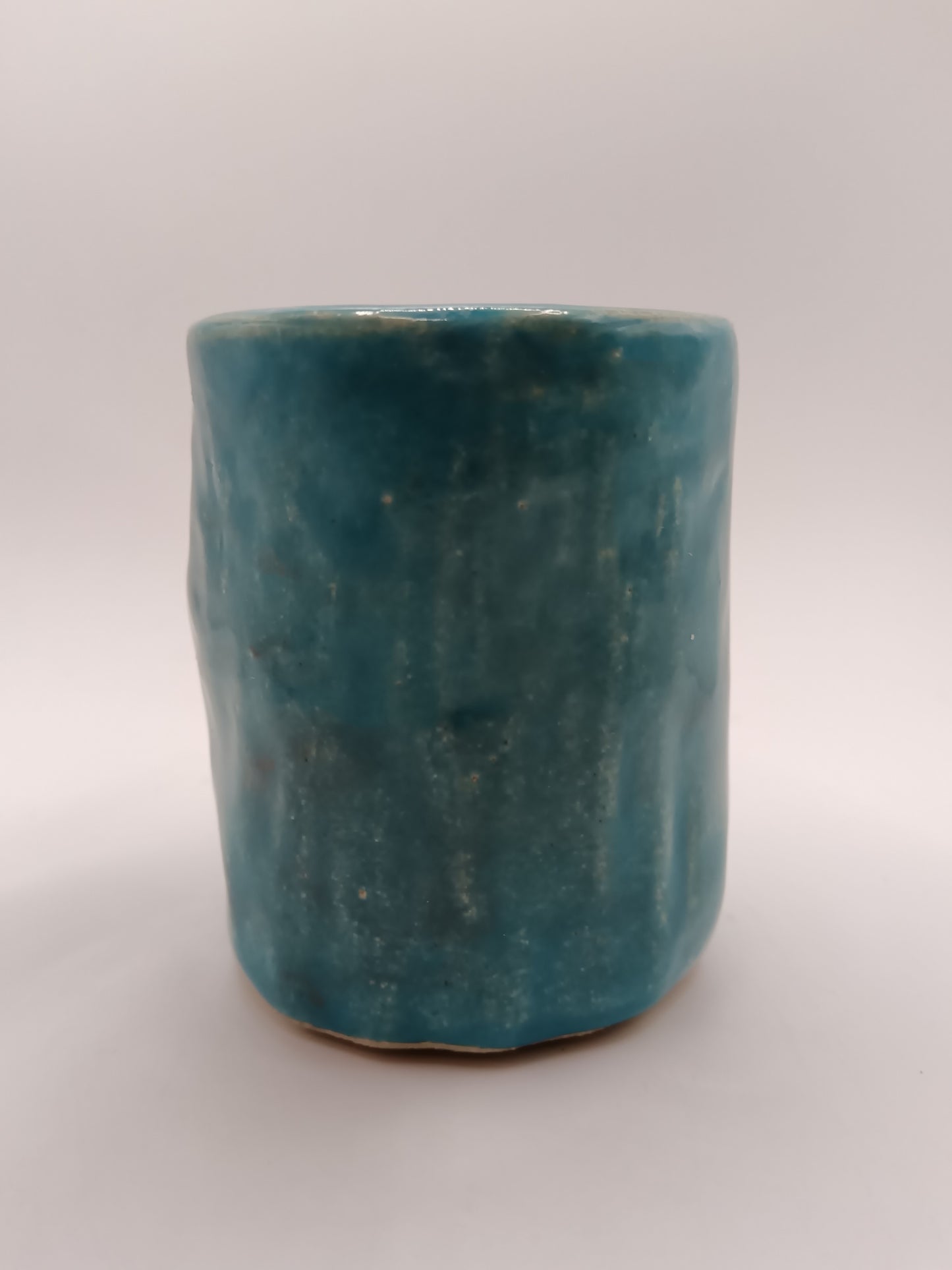 Faded Denim Blue Face Tumbler