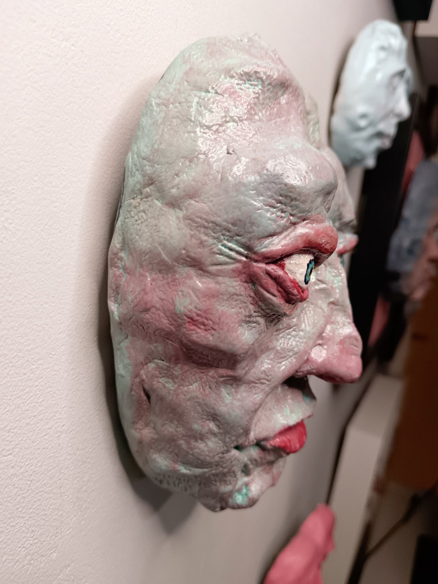 HUMAN REPTILE Wall Ornament Sculpture