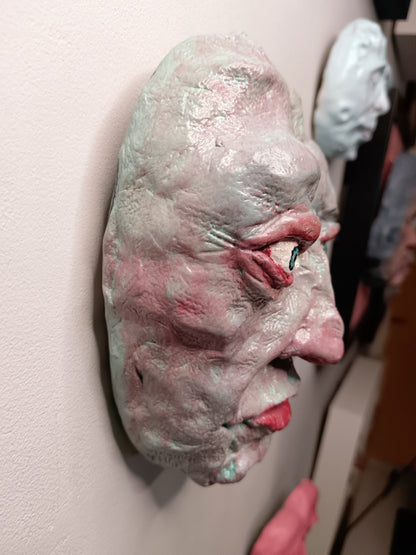 HUMAN REPTILE Wall Ornament Sculpture