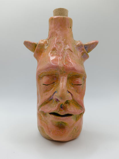 Orange Devil Bottle Vase