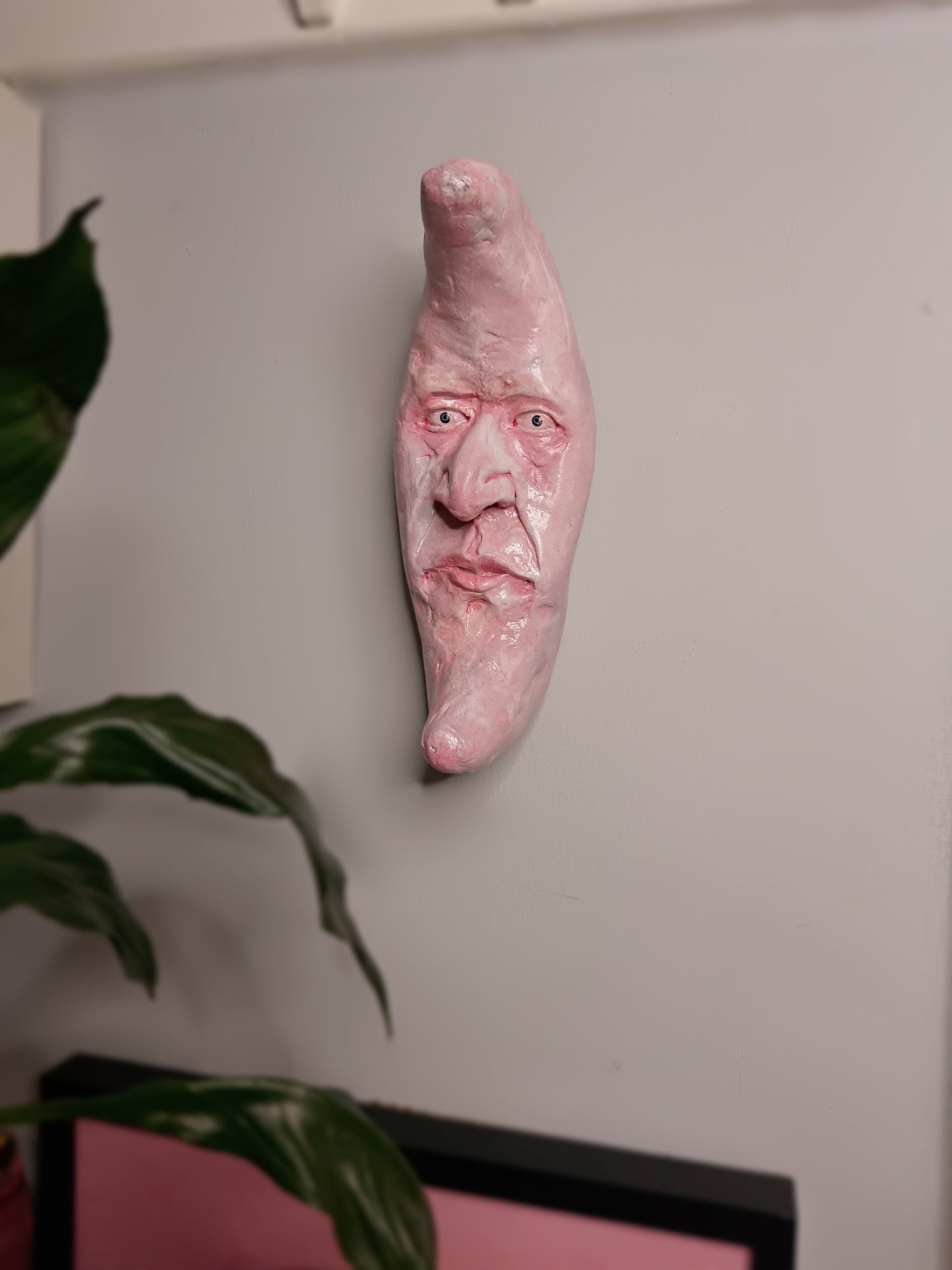 PINK CRESCENT MOON Wall Ornament