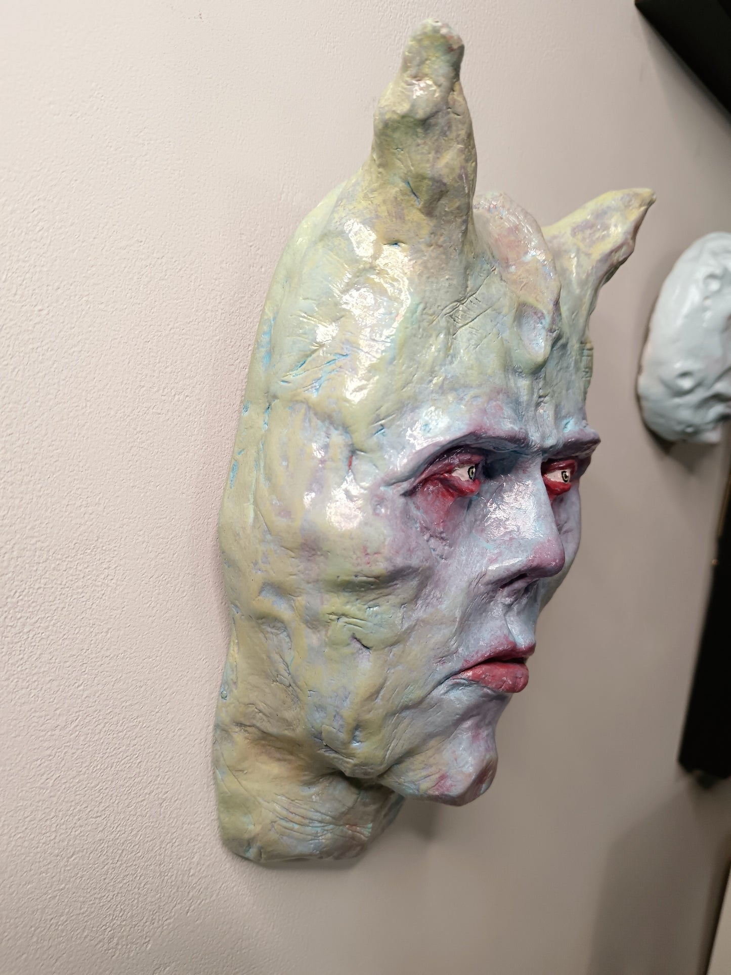 PASTEL DEMON - Sculpture/Wall Art