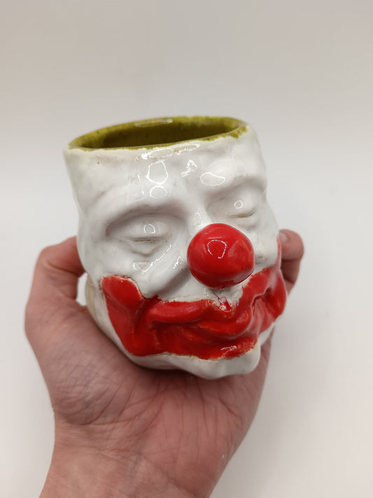 Ceramic Clown Tumbler