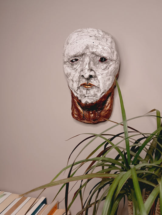 THE GOLDEN NECKED GOD - Sculpture & Wall Art