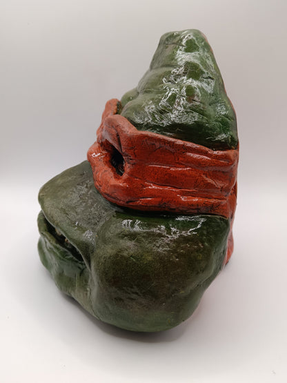 teenage mutant ninja turtles sculpture left portrait view 