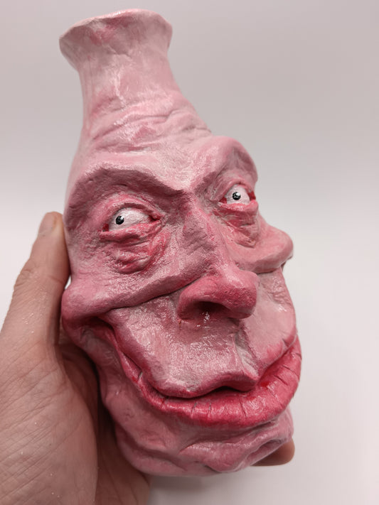 THE SMILER - Hand Sculpted Face Vase