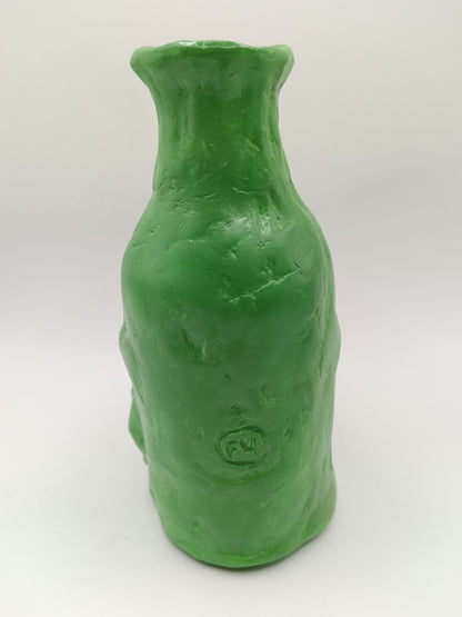 THE GREEN MAN - Hand Sculpted Face Vase