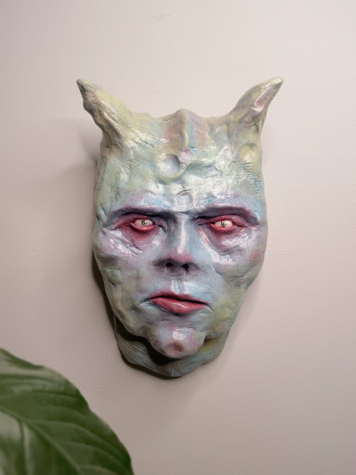 PASTEL DEMON - Sculpture/Wall Art
