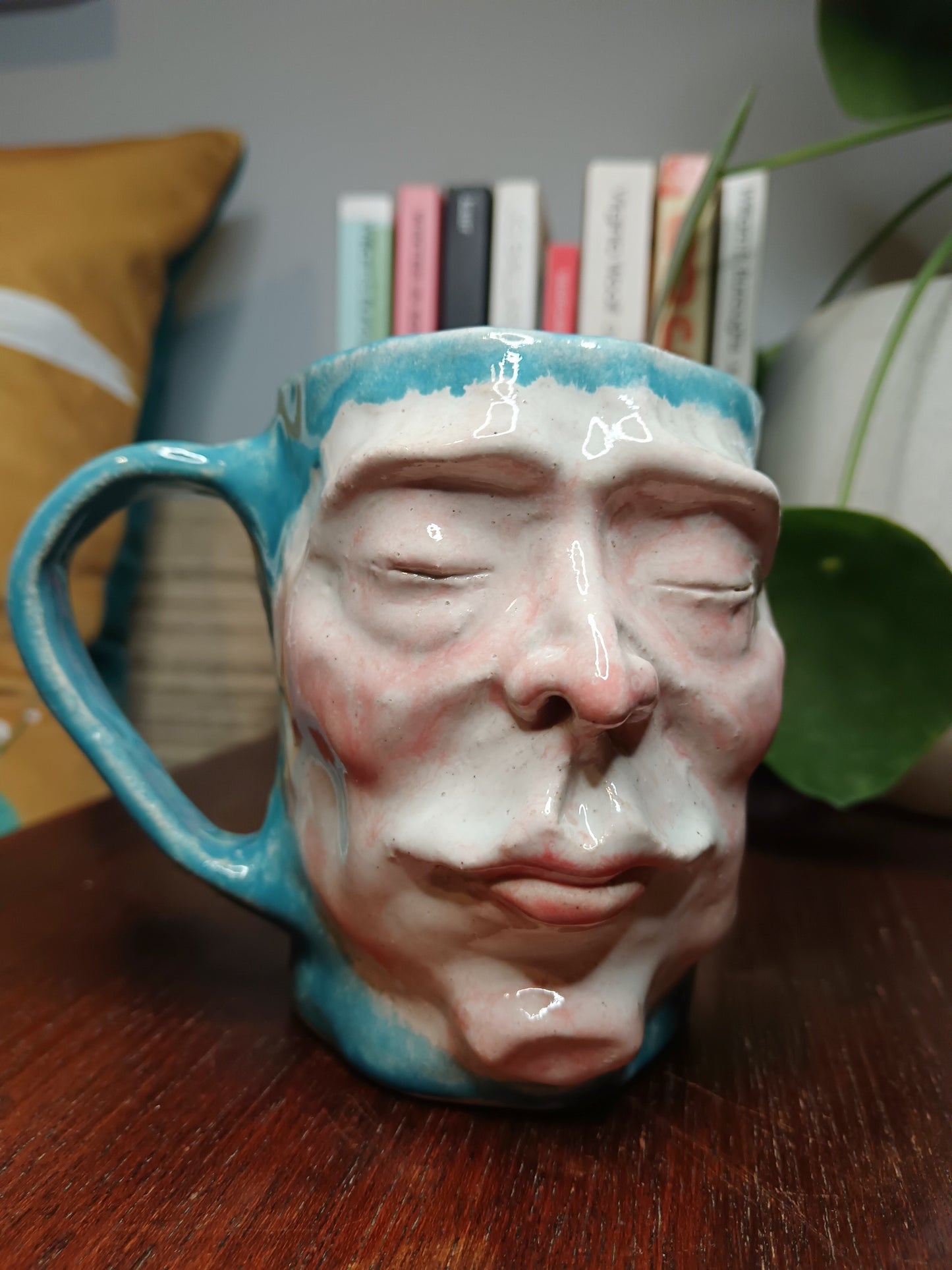 Blue Face Mug