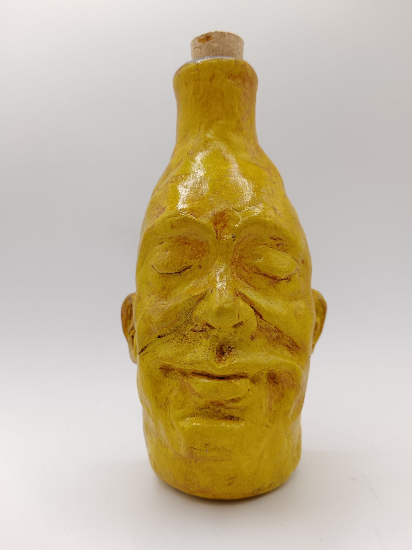 Happy Yellow Bottle Vase