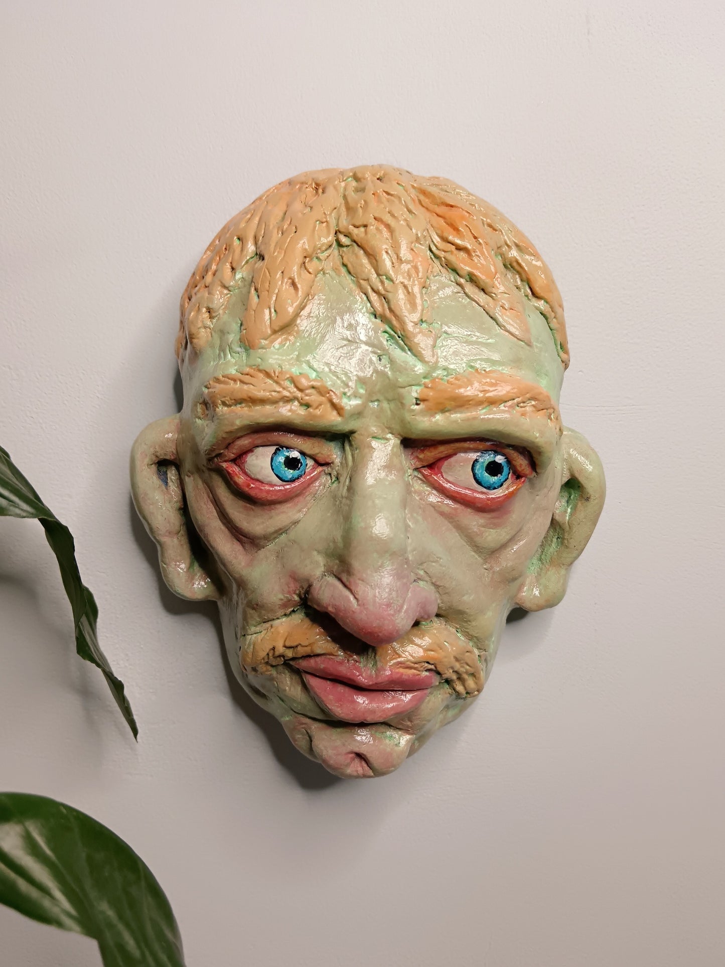 GREEN MAN - Sculpture/Wall Art