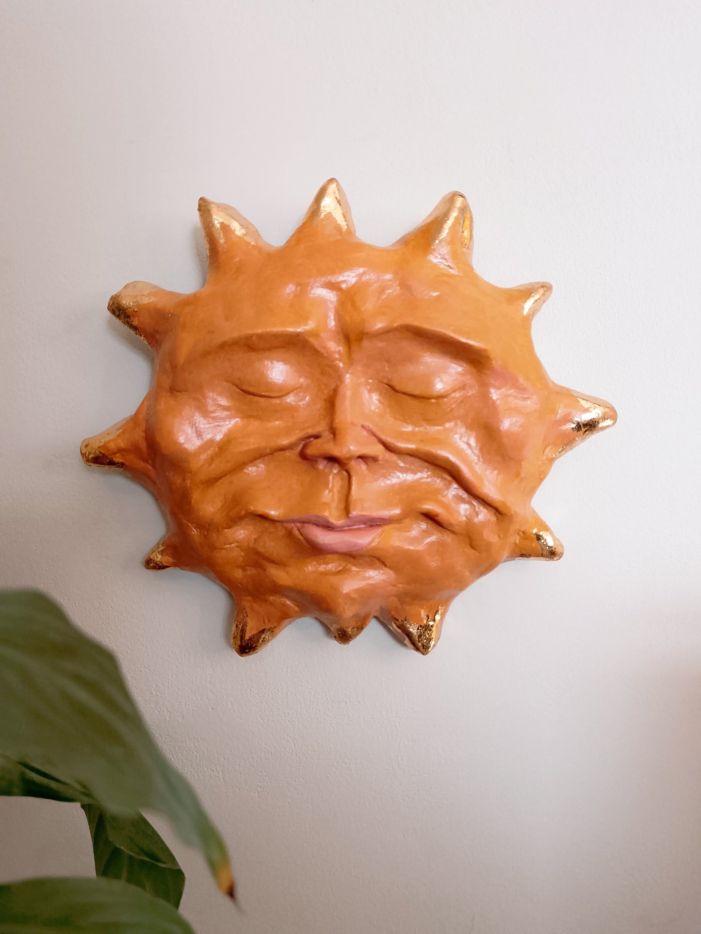 CUTE SLEEPING SUN Wall Ornament