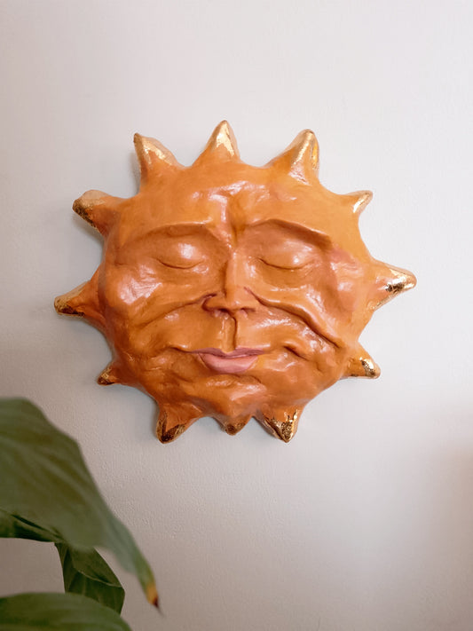 CUTE SLEEPING SUN Wall Ornament
