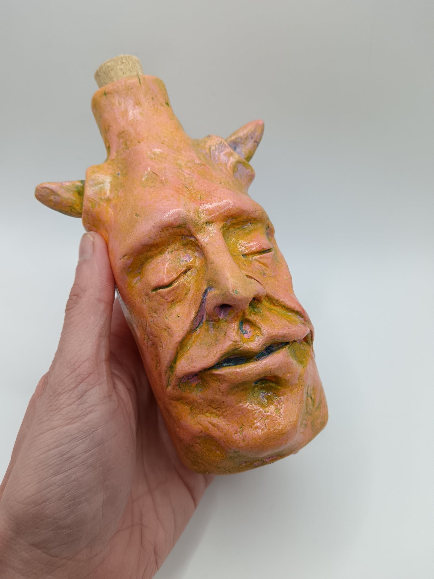 Orange Devil Bottle Vase