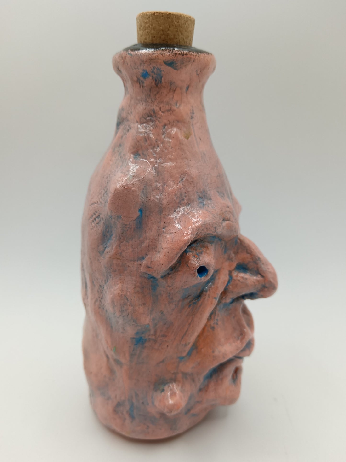 Creepy Pink Bottle Vase