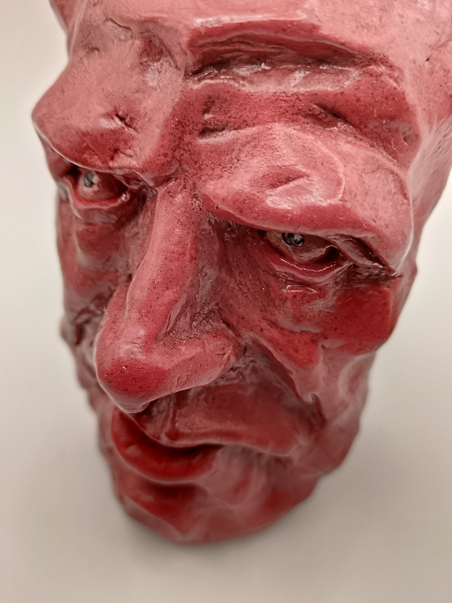 ERIC THE DEMON - Hand Sculpted Clay Face Vase