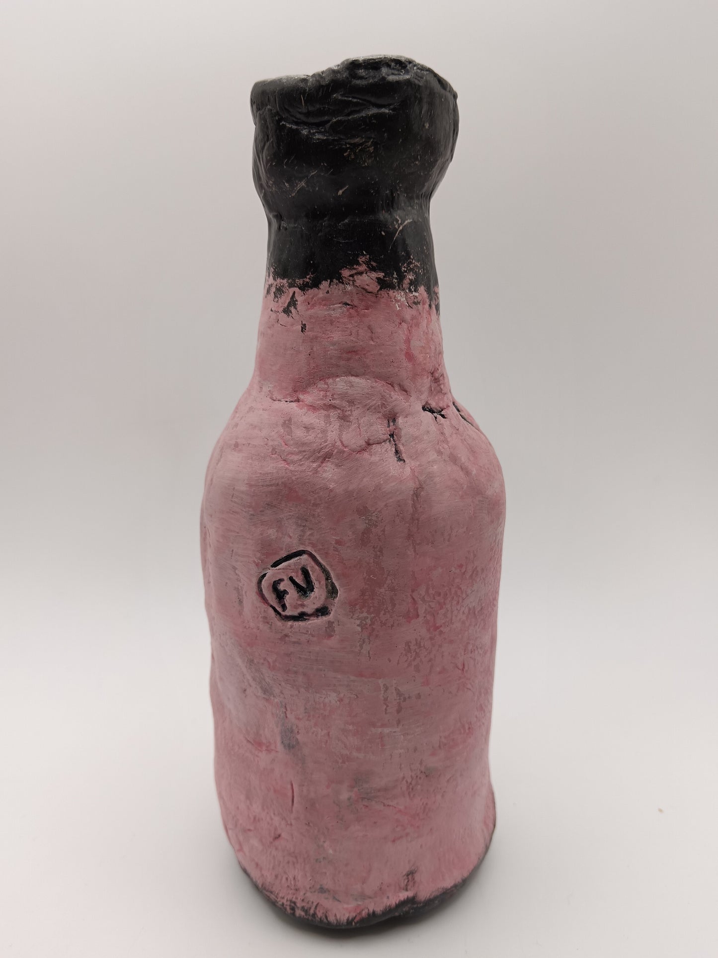 Detailed Grumpy Face Vase