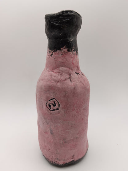 Detailed Grumpy Face Vase