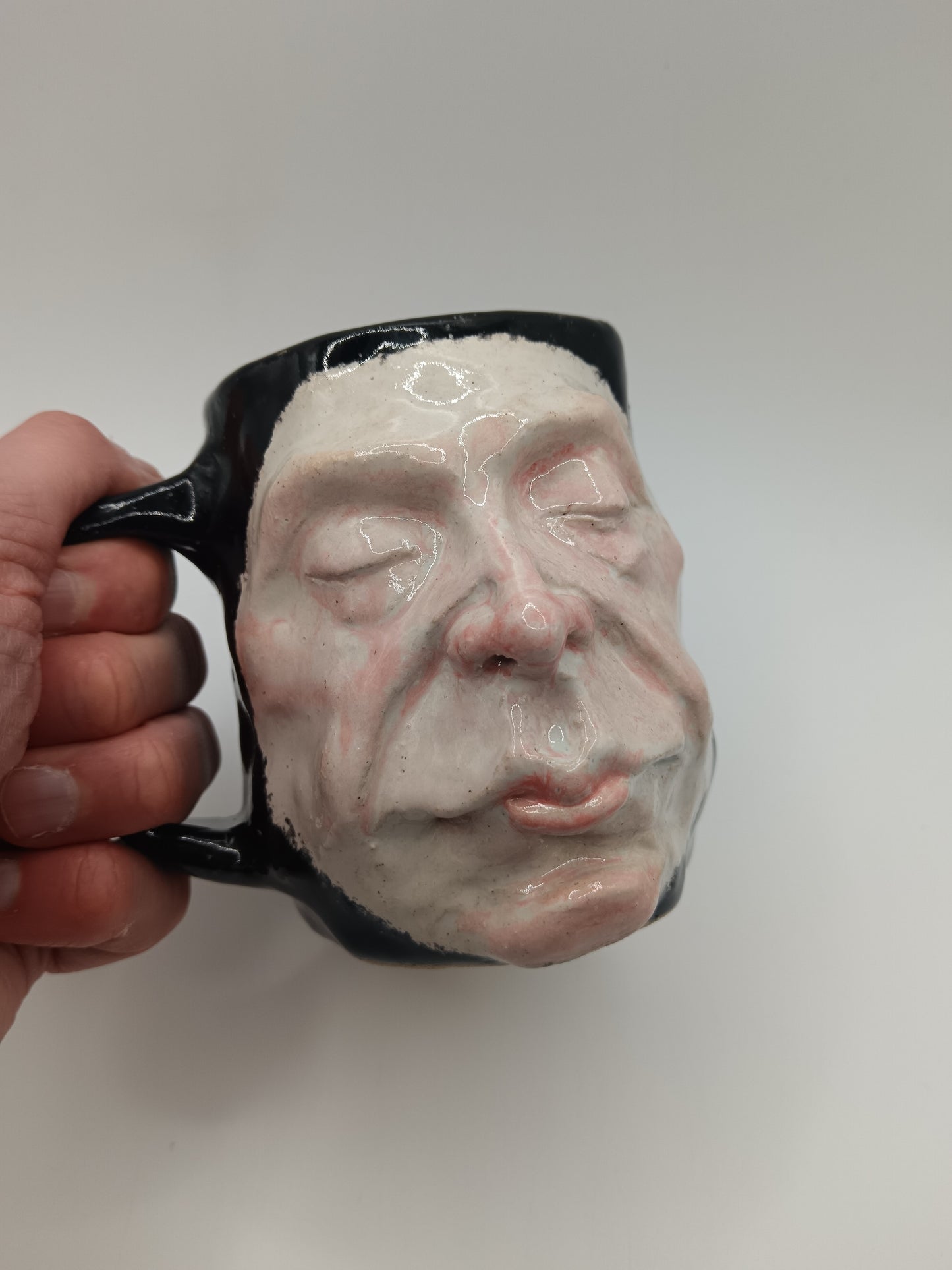 Black Face Mug