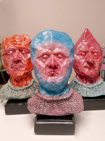 Francis Underwater handmade clay alien sculpture, collection