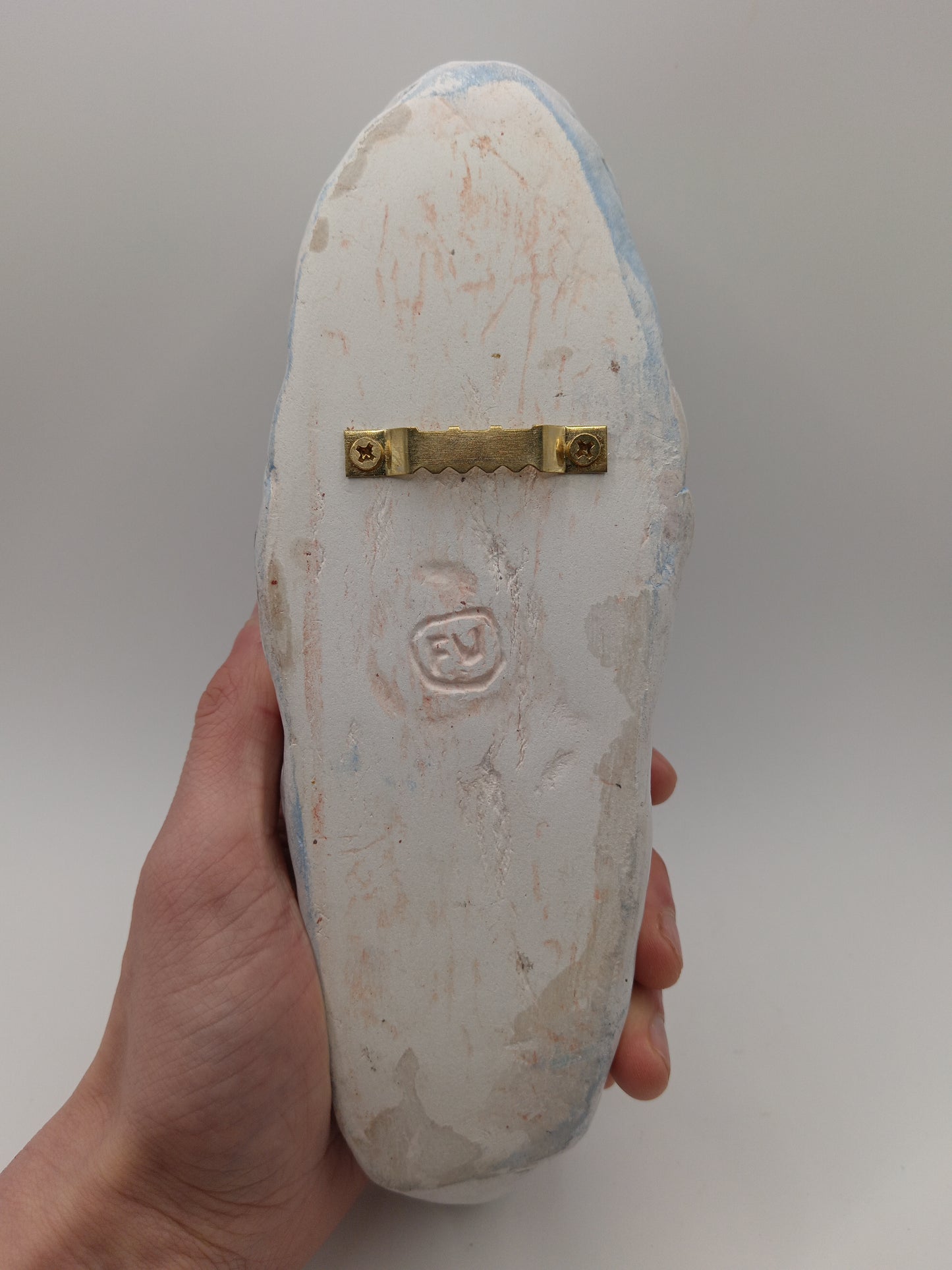 PALE BLUE CRESCENT MOON Wall Ornament