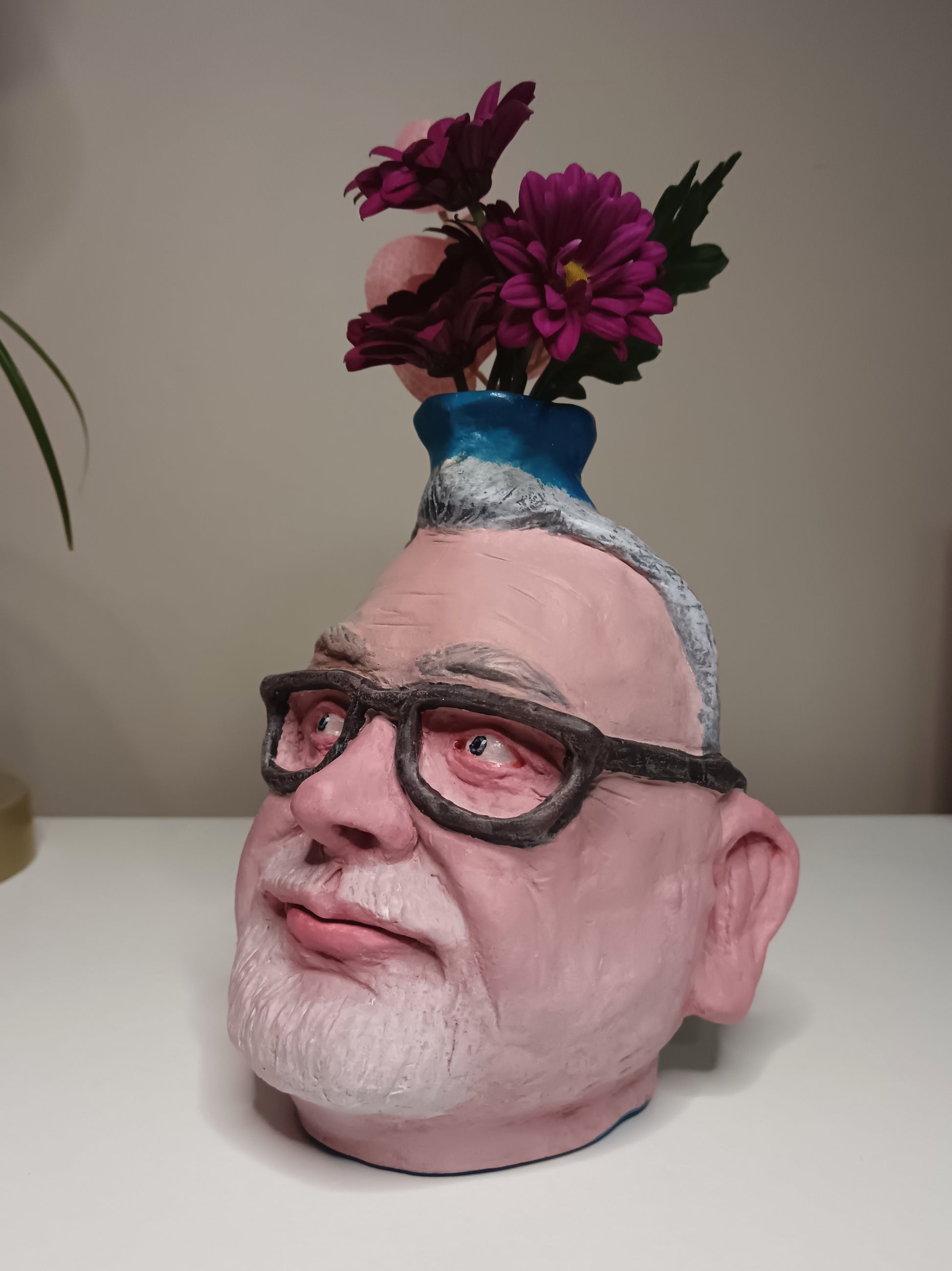 functions face vase personalised portrait gift by Francis Underwater