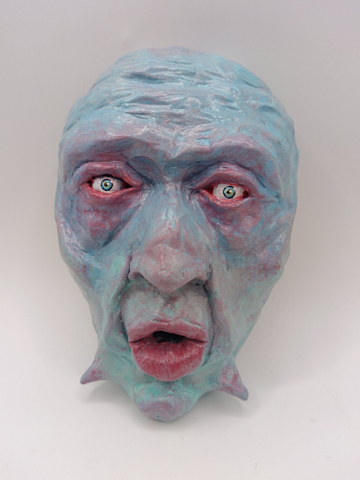 POUT MONSTER Wall Ornament Sculpture