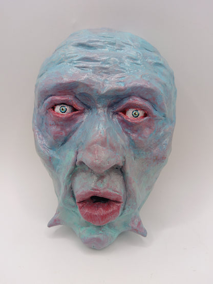 POUT MONSTER Wall Ornament Sculpture