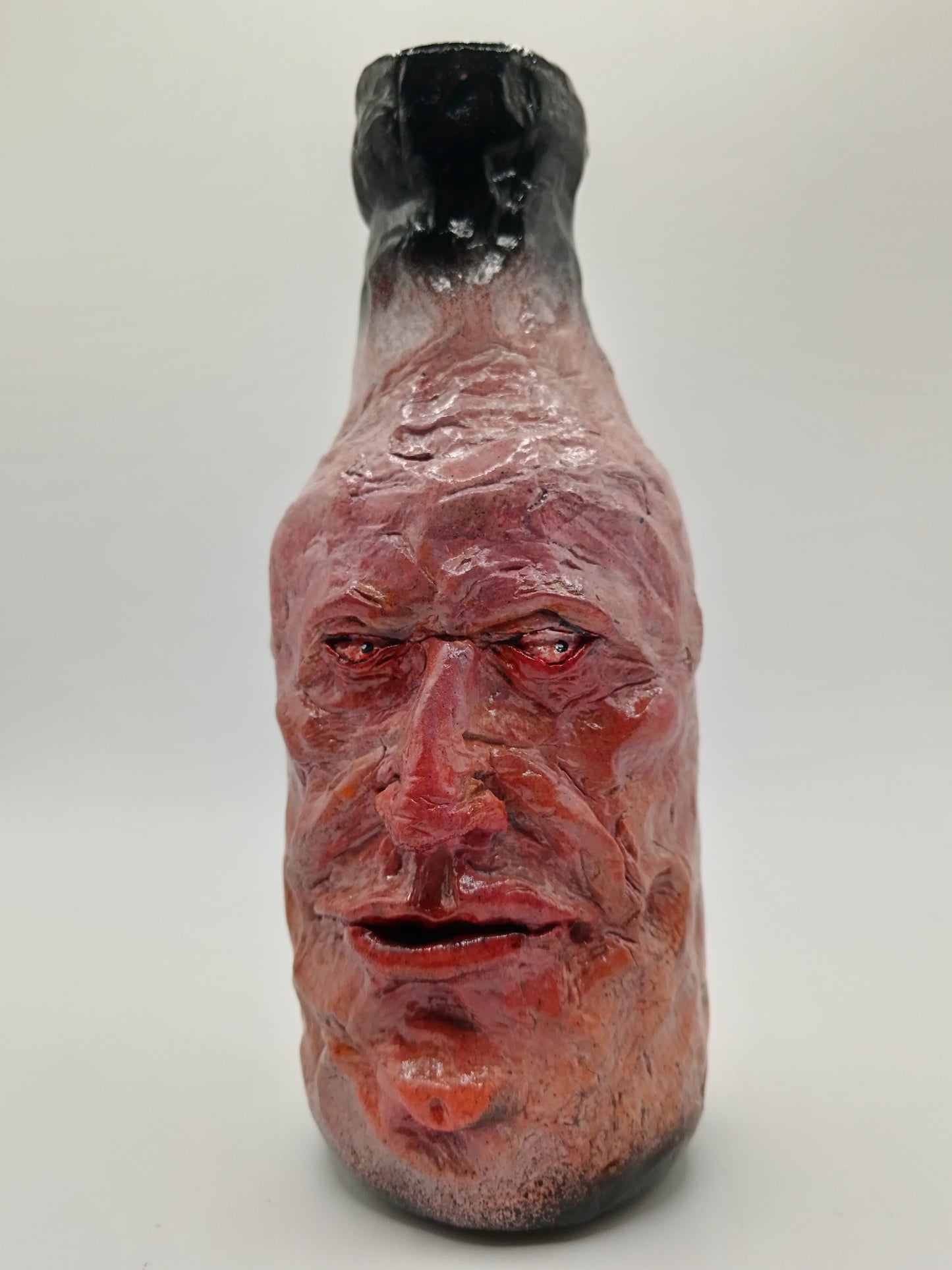 Creepy Side-Eye Face Vase