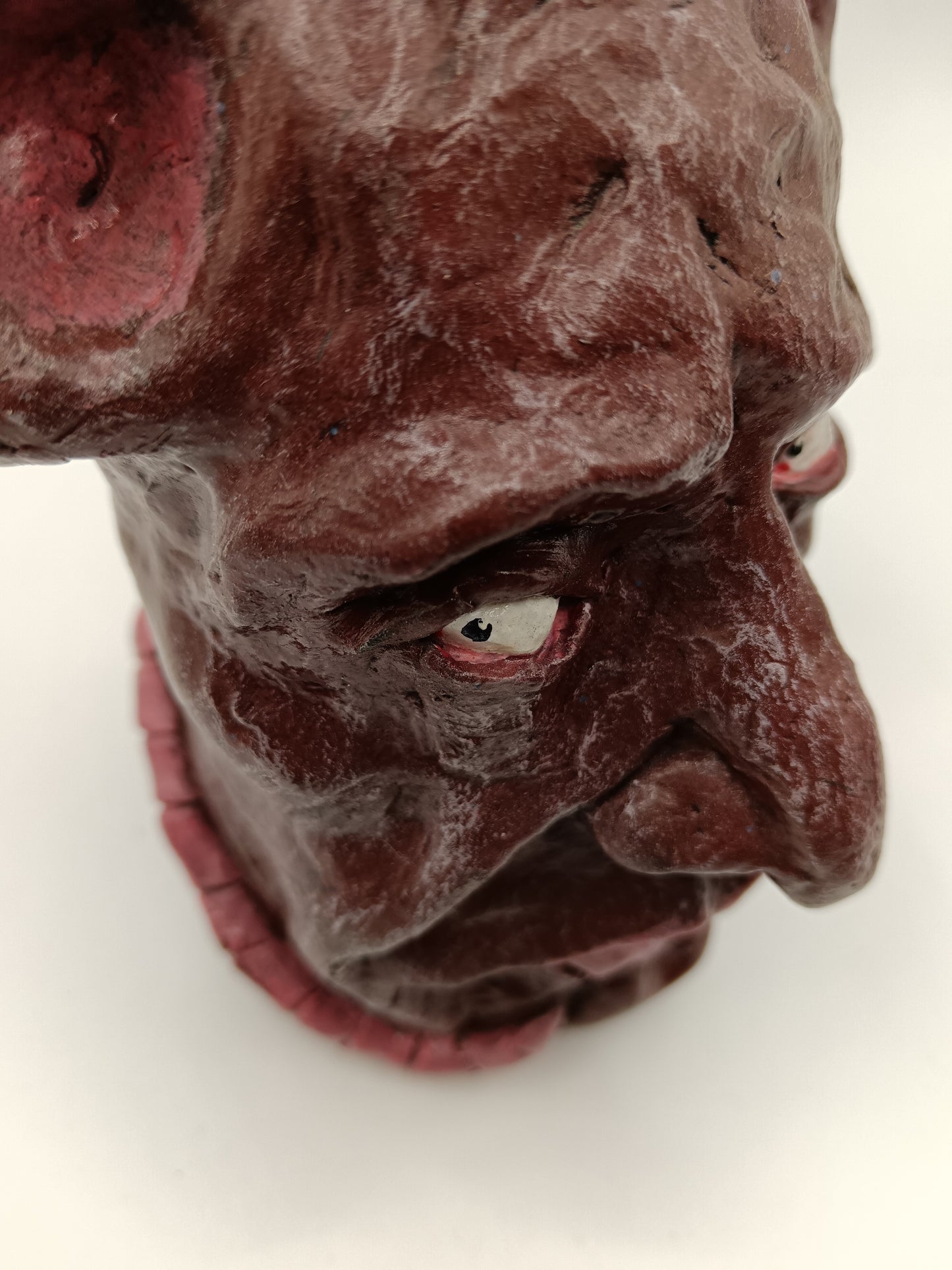 RONALD THE RAT-BOY - Hand Sculpted Clay Face Vase